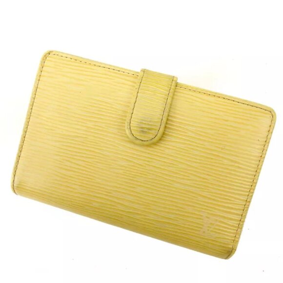 Louis Vuitton Wallet Purse Coin purse Epi White Woman Authentic Used Y1037 - Picture 1 of 5